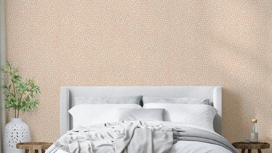Blush Animal Print Dot Jewel Jungle Wallpaper full view GD497

