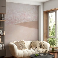 Blush beach horizon wall mural

