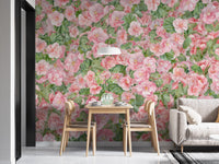 Delicate pink begonia flower murals
 DTLI04