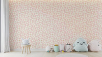 Light pink blush bloom wallpaper for home interiors

