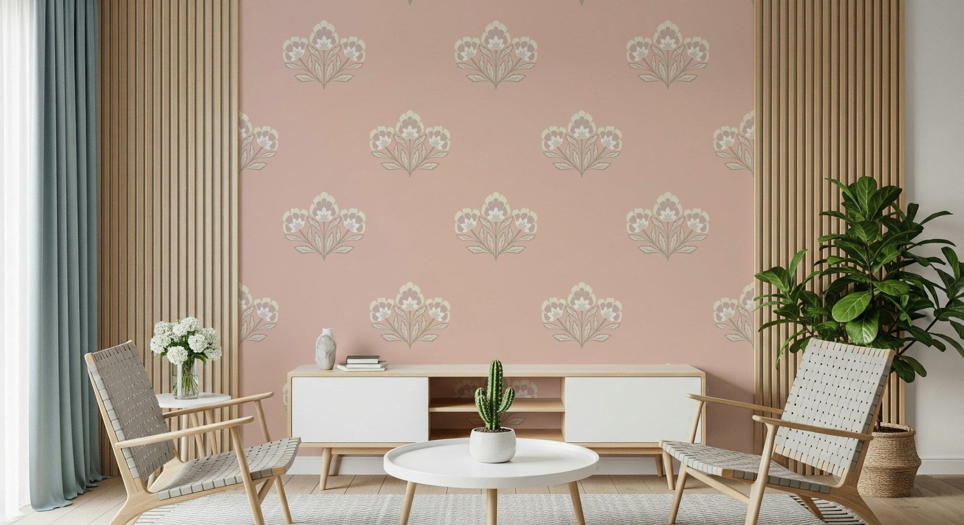 Blush Blooms Wallpaper⁠
