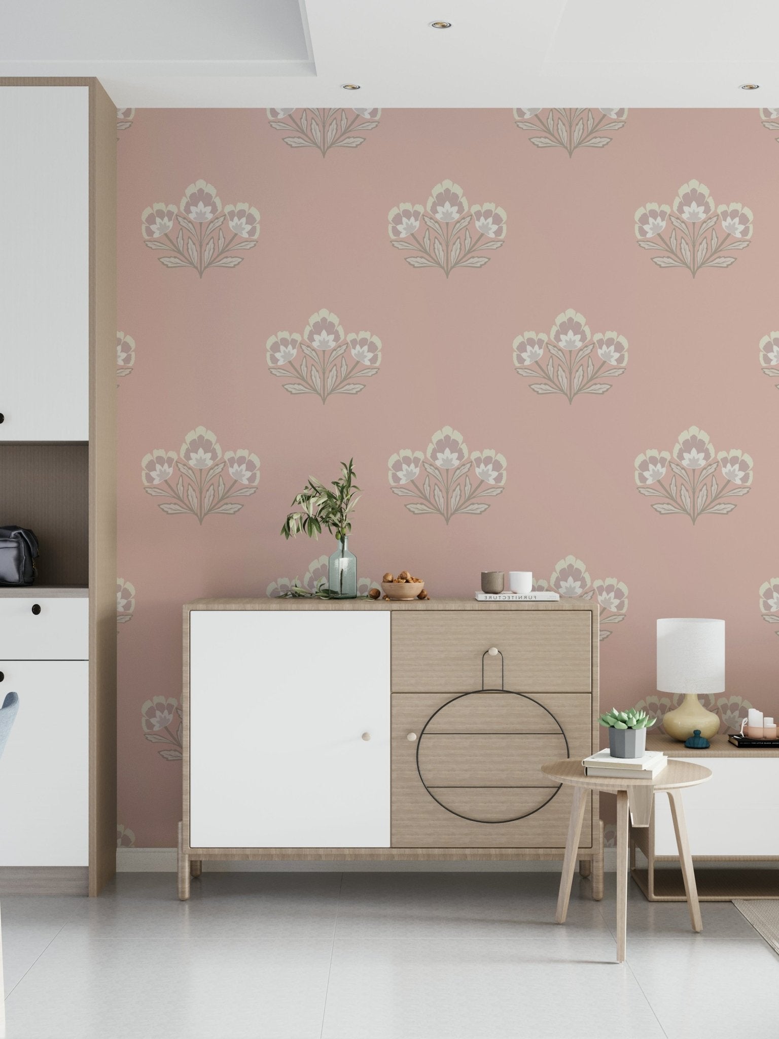 Blush Blooms Wallpaper⁠