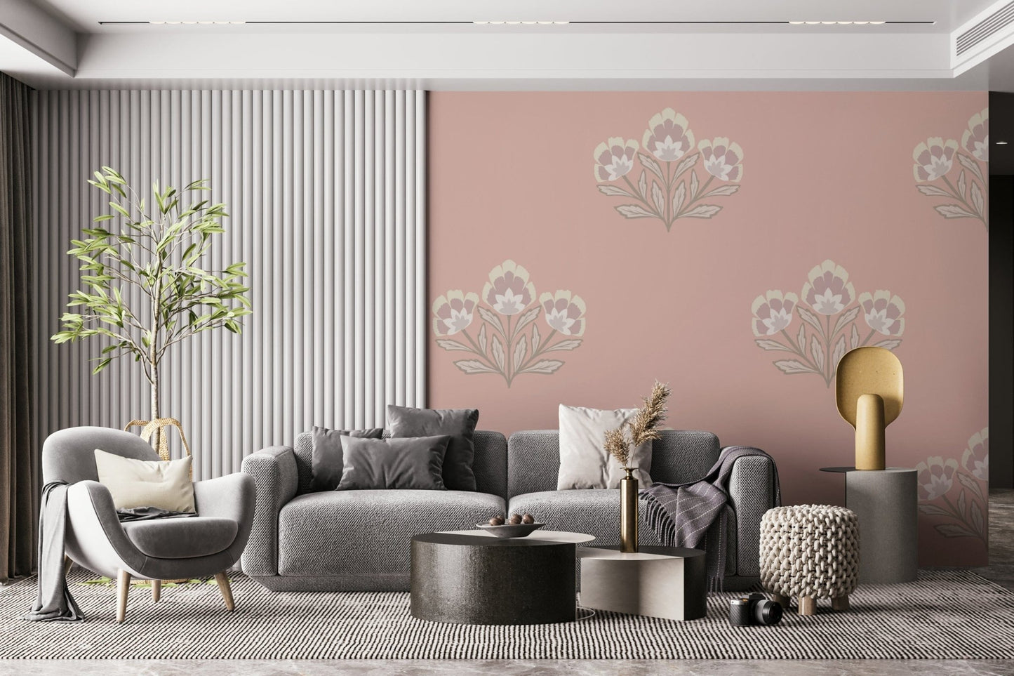Blush Blooms Wallpaper⁠