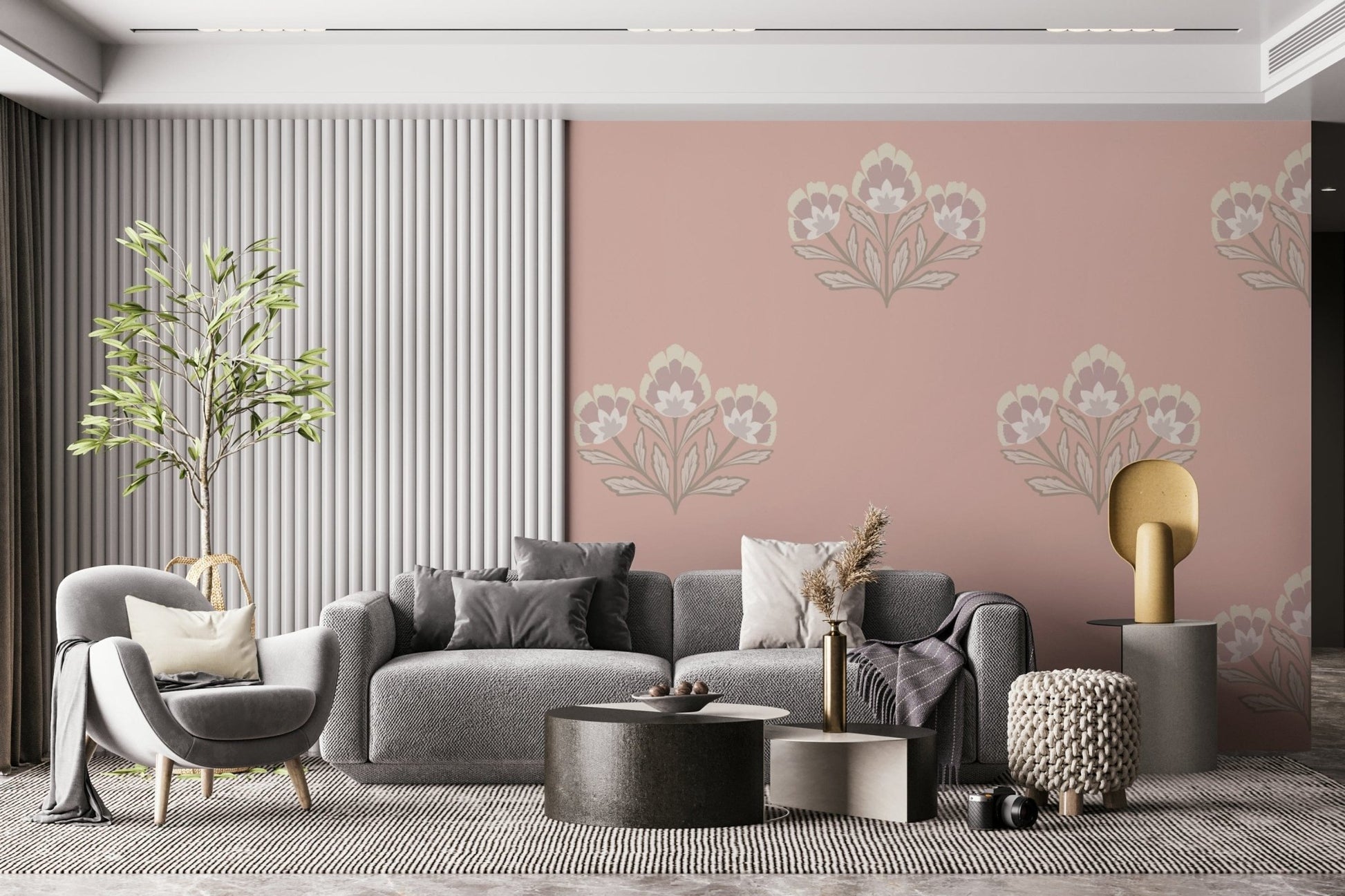 Blush Blooms Wallpaper⁠