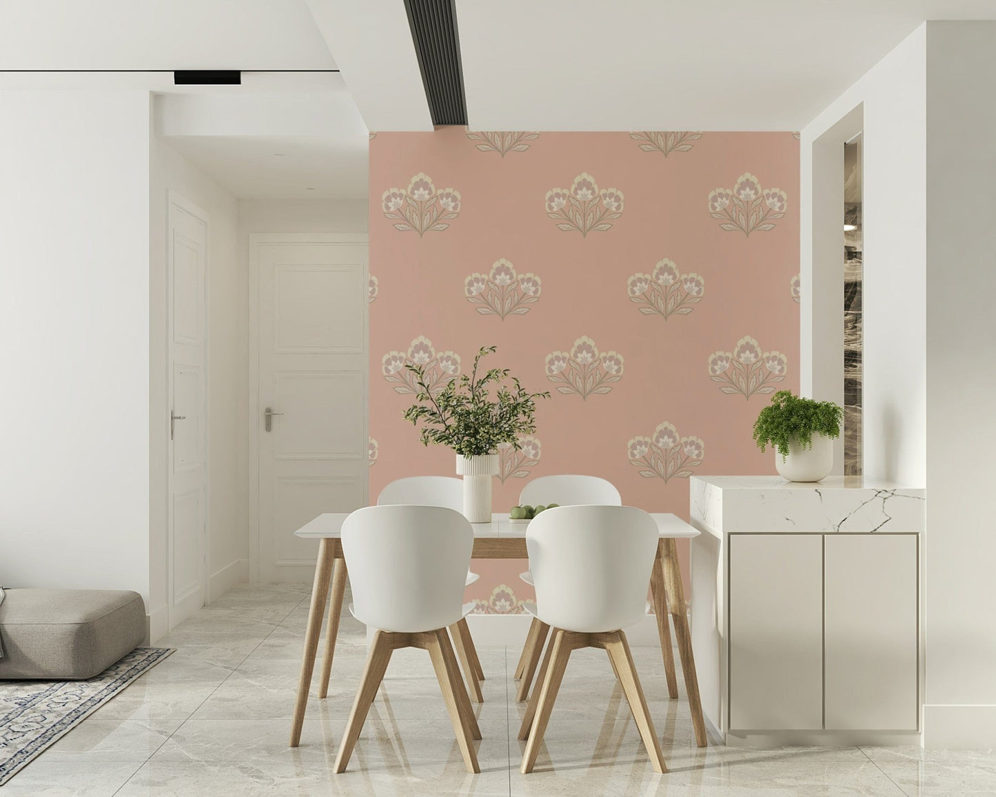 Blush Blooms Wallpaper⁠
