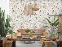 Butterfly art light background covering Blush Butterfly Meadow.