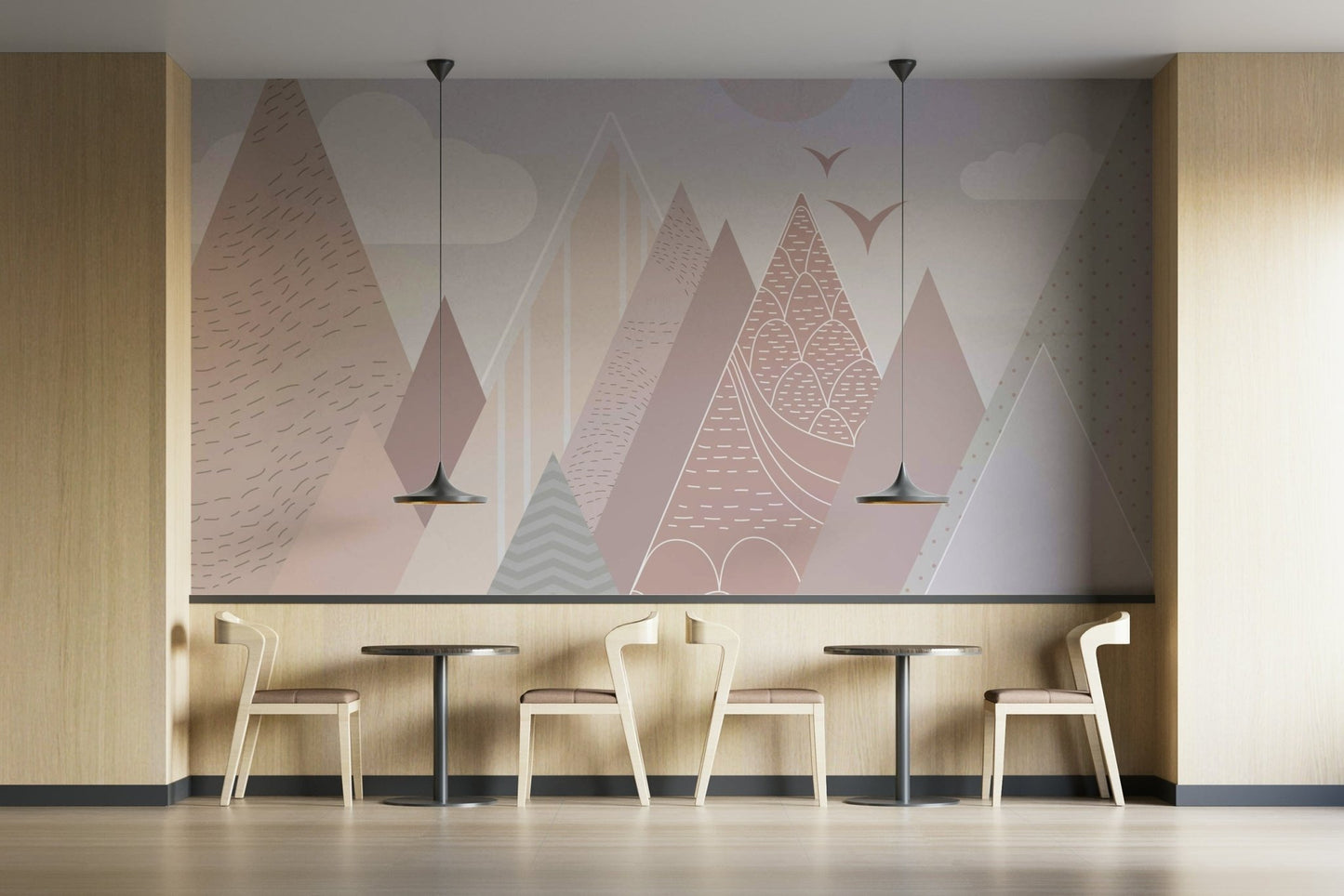 Sense of peaceful tranquility and artistic elegance.

