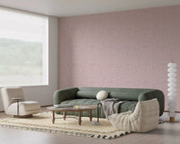 Small dots and oval shapes vary in size on the blush pebble wallpaper
⁠GD9503