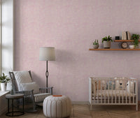 Nursery wears the pastel pink pebble wallpaper edge to edge
GD9503