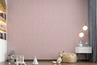 Cream pebble clusters cover the Blush Pebble Bloom wallpaper repeat throughout
⁠GD9503