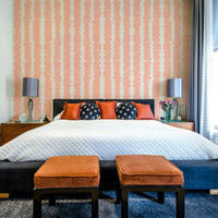 Modern Blush Pebble Rows wallpaper with soft pink design, GD2275