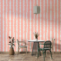 Gentle blush pink wallpaper with pebble design for bedrooms, GD2275