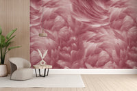 Soft texture feather wallpaper mural
