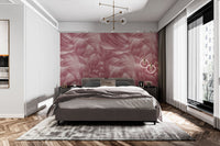 Delicate feather texture wallpaper
