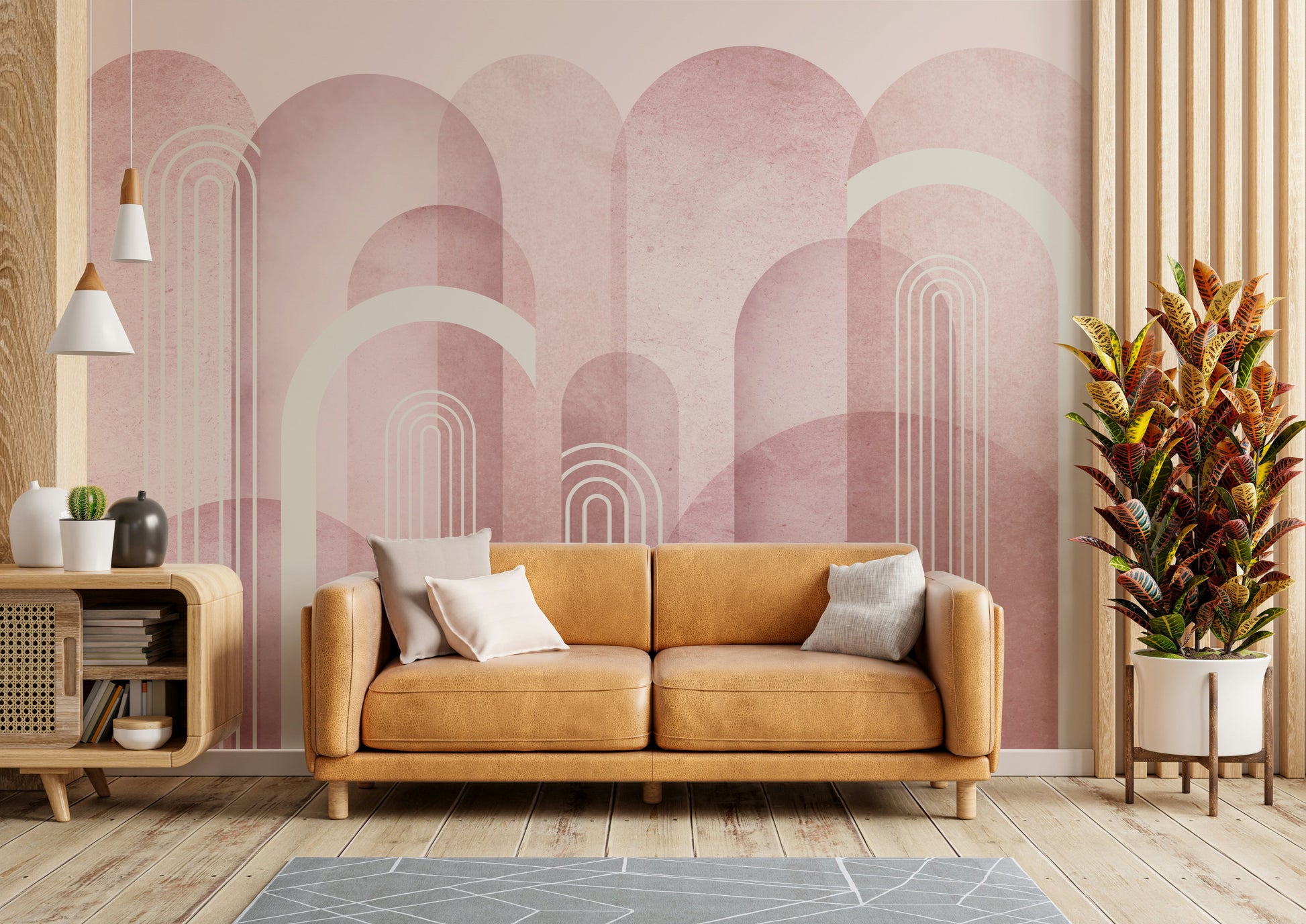 The arches are the central focus of the image.

