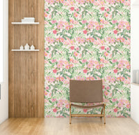 Romantic blush rose wallpaper for a cozy atmosphere

