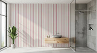 Bathroom area enhanced by Blush Stripes Wallpaper with soft linear detail, GD8224