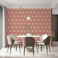 Stylish Blush Sunburst Wallpaper⁠ papering