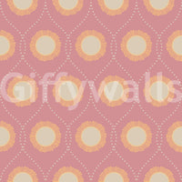 Warm Blush Sunburst Wallpaper⁠ pink background