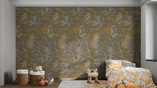Bohemian Amber Jewel Wallpaper Mural