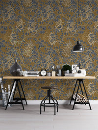 Amber Jewel Boho Wallpaper for Interiors, AN05