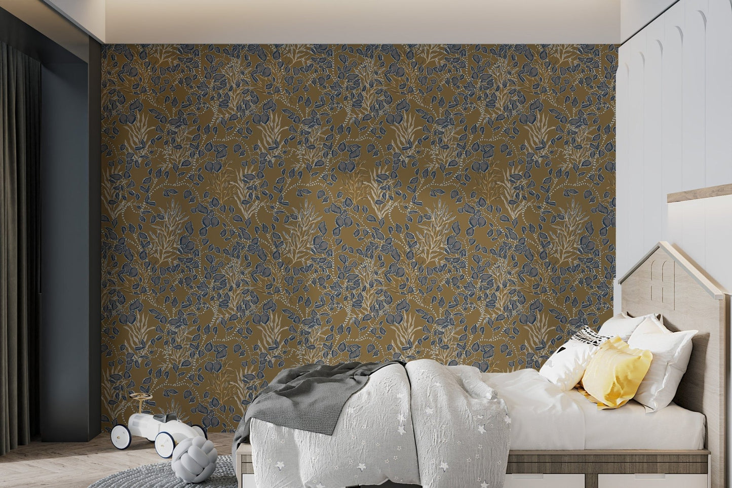 Bohemian Amber Jewel Wallpaper, AN05