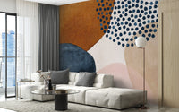 Bohemian Beige Watercolor Wallpaper - Giffywalls