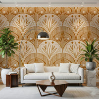 Stylish Butterfly wallcovering Boho Art Nouveau.