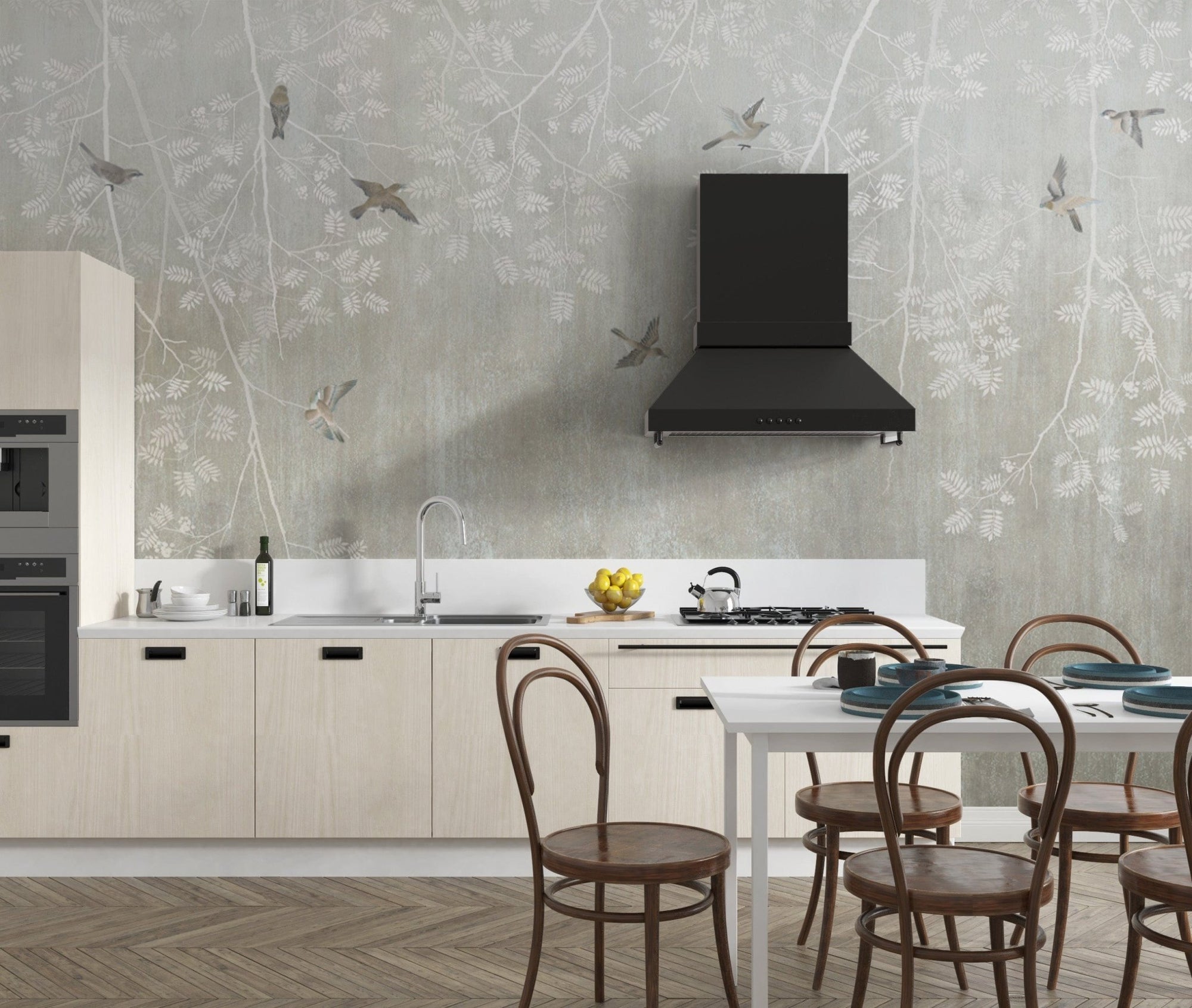 Bohemian Bird Wall Mural B489
