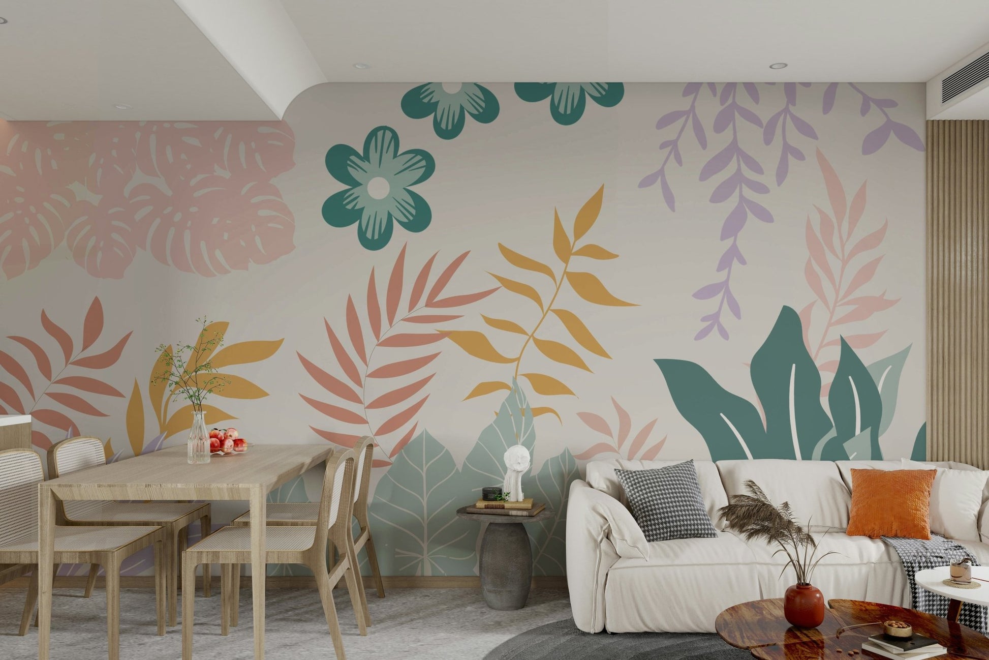 The background is a solid, neutral color.

