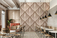 Boho Botanical Echoes Wallpaper symmetrical design