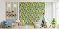 Elegant peacock feathers wallpaper, GD852