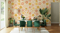 Cute floral wallpaper for kids

