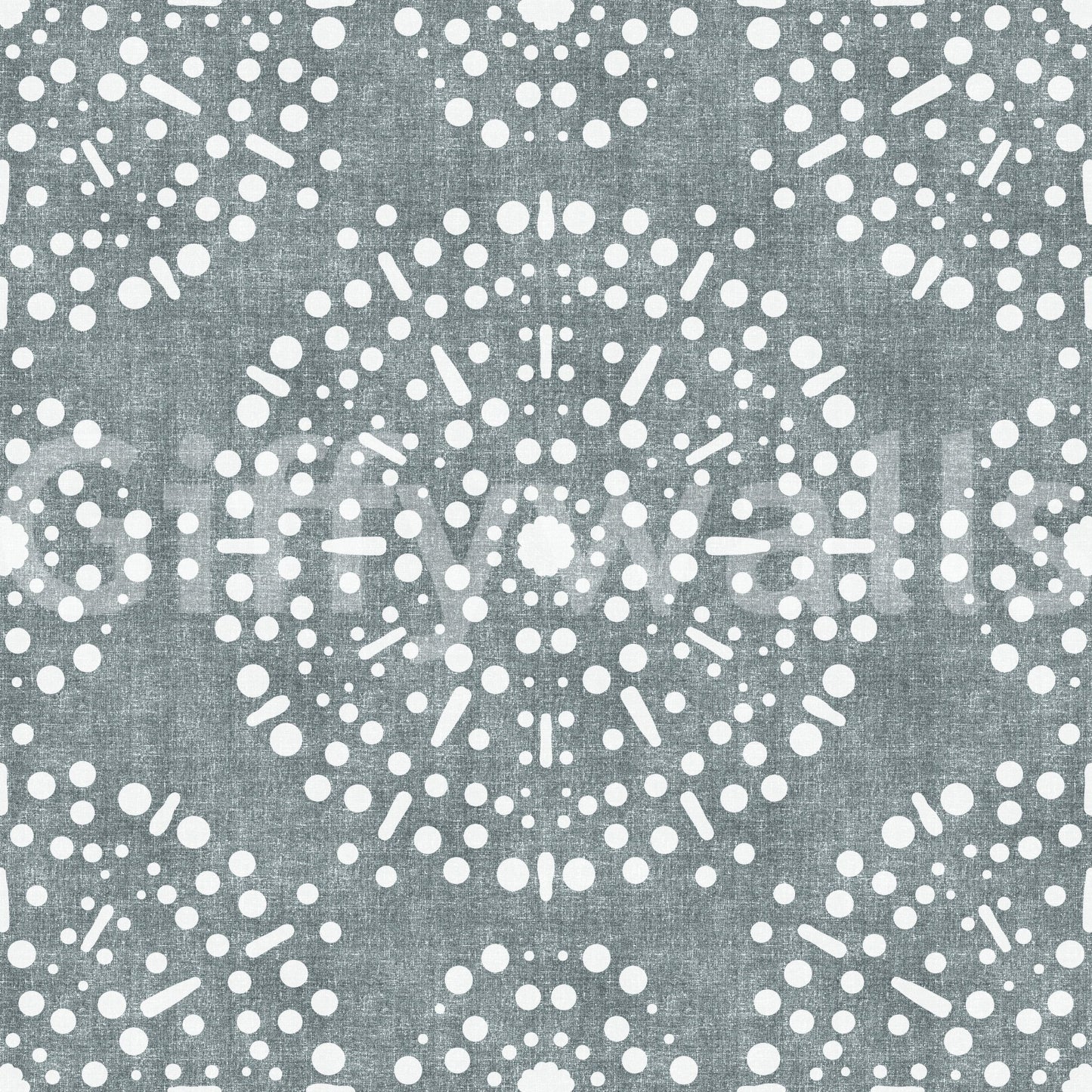 Boho Fireworks Grunge Calming Blue Wallpaper⁠