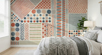 A classic abstract block wallpaper for walls., GD5547