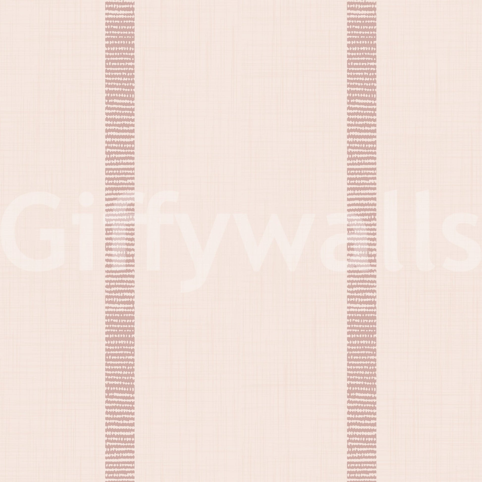 Boho harmony striped wallpaper mauve beige

