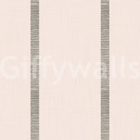 Boho harmony striped wallpaper grey beige

