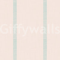 Golden soft blue stripes wallpaper beige background

