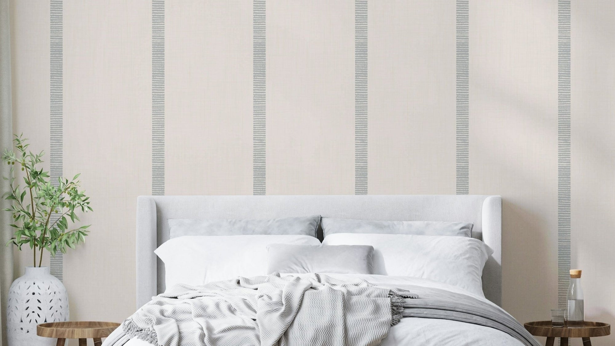 Boho golden harmony stripes wallpaper, GD1040