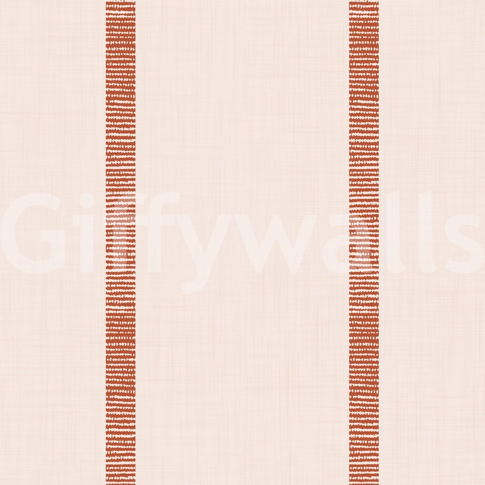 Elegant beige terracotta striped wallpaper

