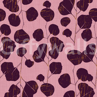 A high-quality dark botanical wall mural for walls.

