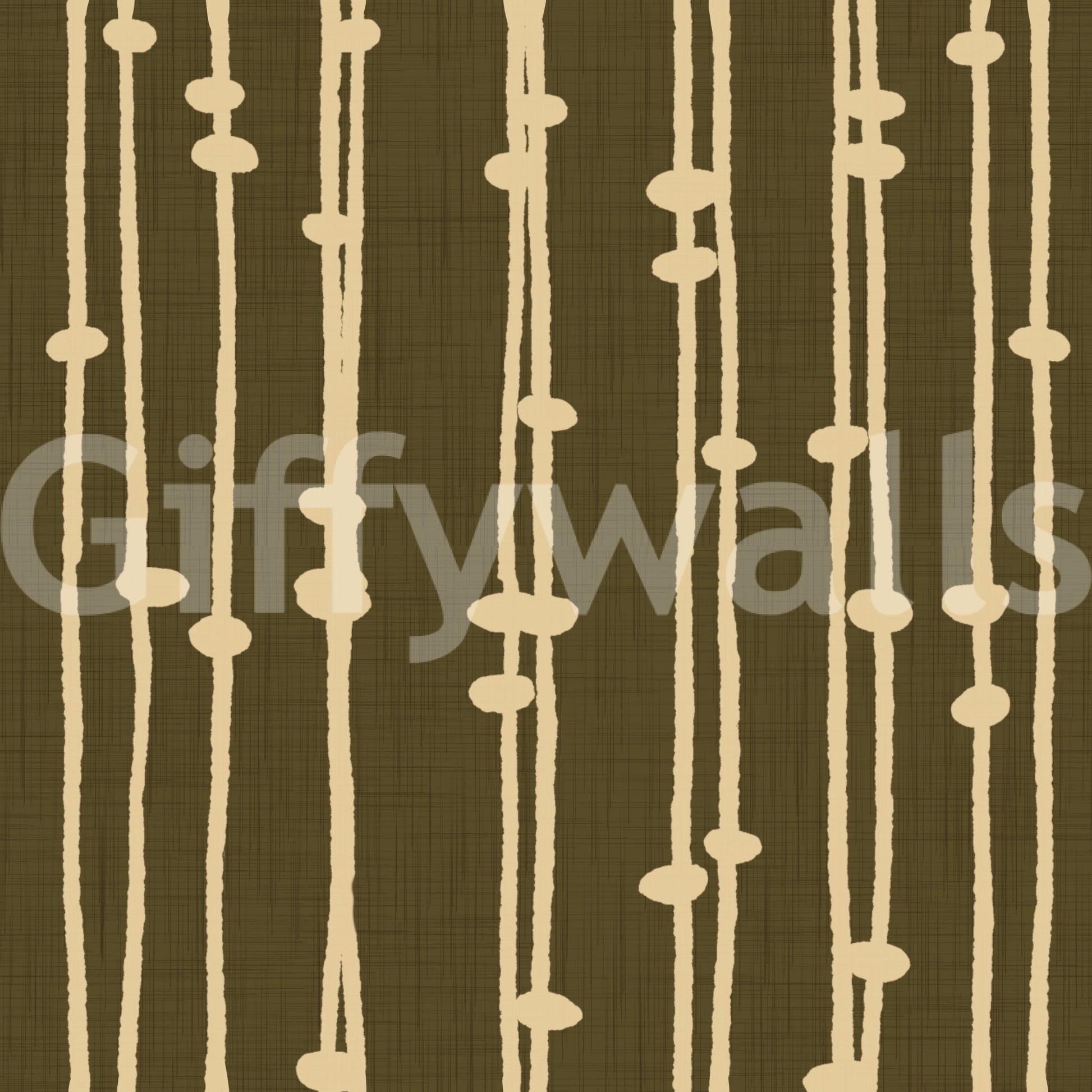 A detail of the bohemian striped pattern in the design.


