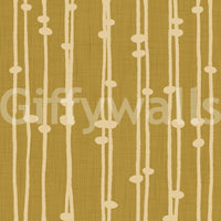 A detail of the bohemian striped pattern in the design.

