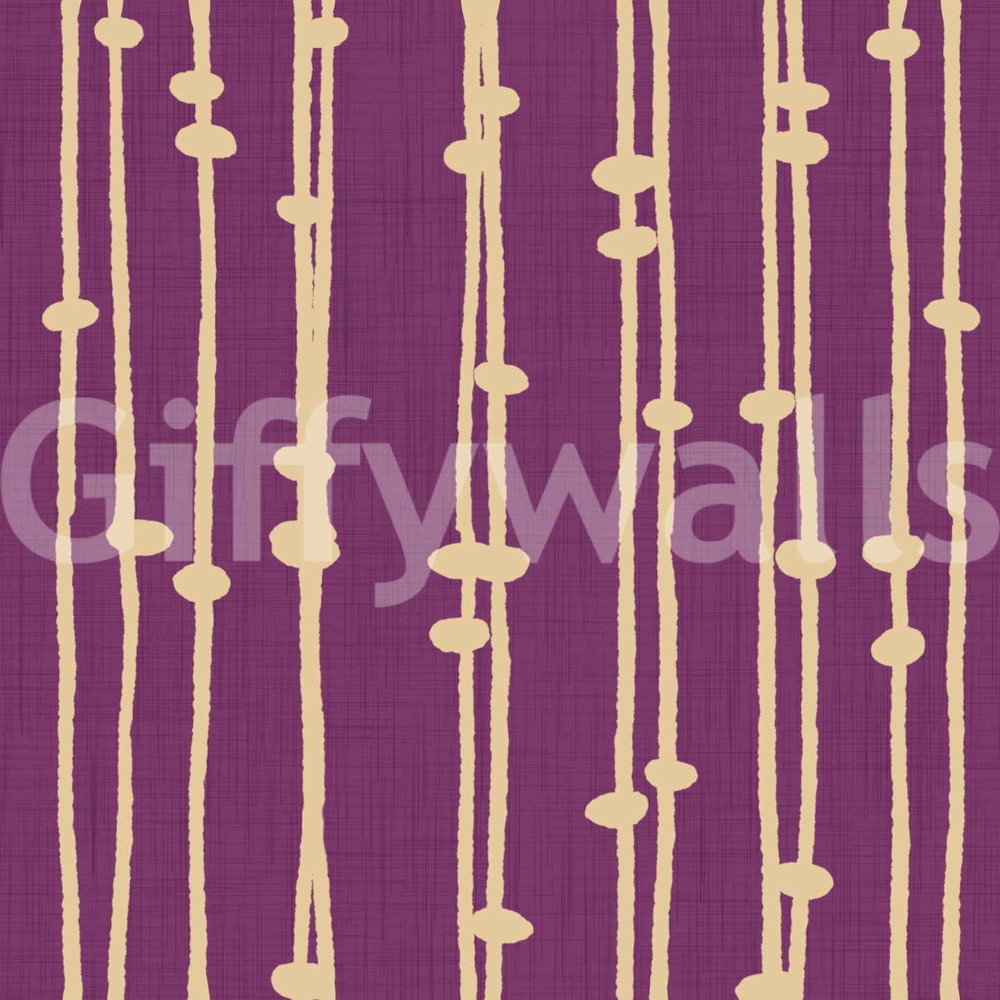 A detail of the bohemian striped pattern in the design.