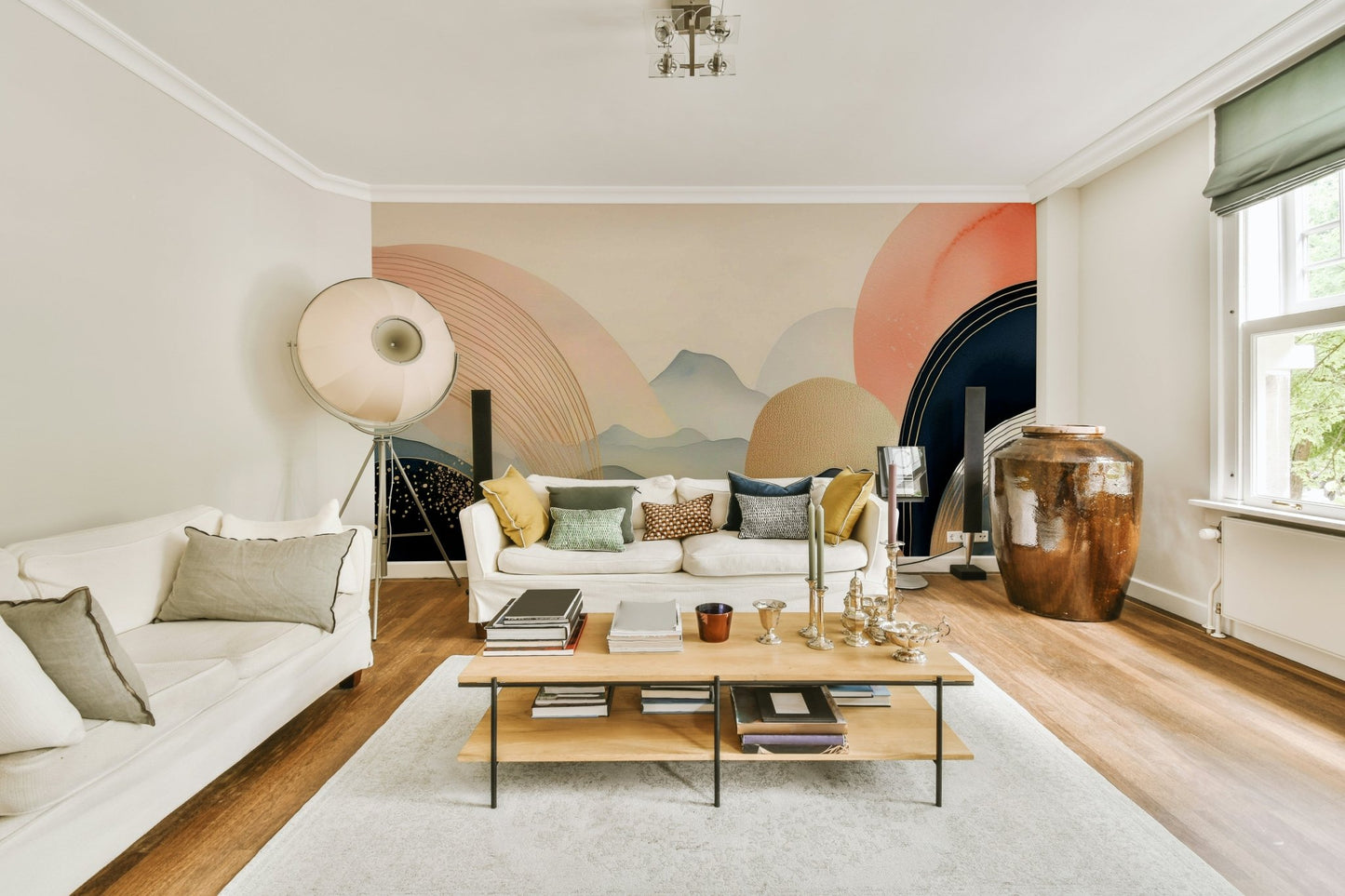 Fun Boho Skyscape Wall Mural to Inspire Kids' Imaginations, GD1760