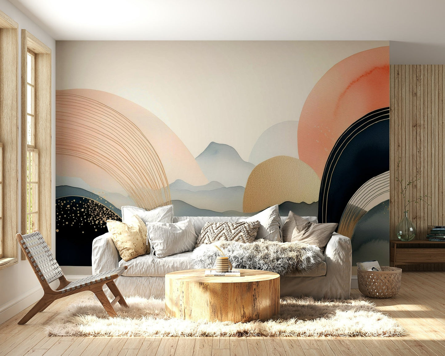 Unique Boho Skyscape Wallpaper for Children’s Rooms, GD1760