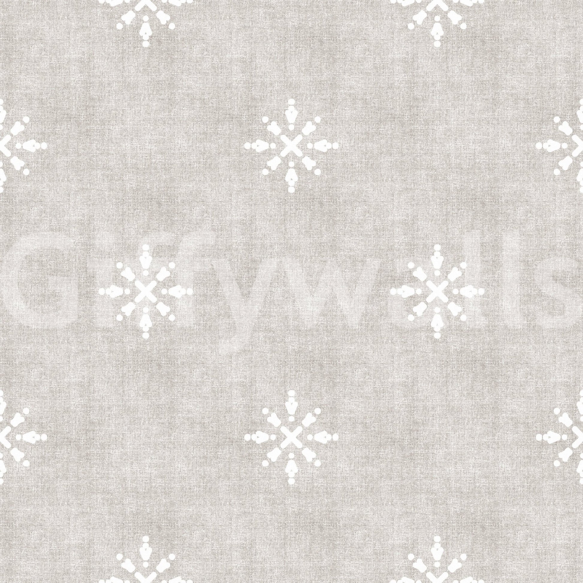 Neutral grey wallpaper for a clean modern look.