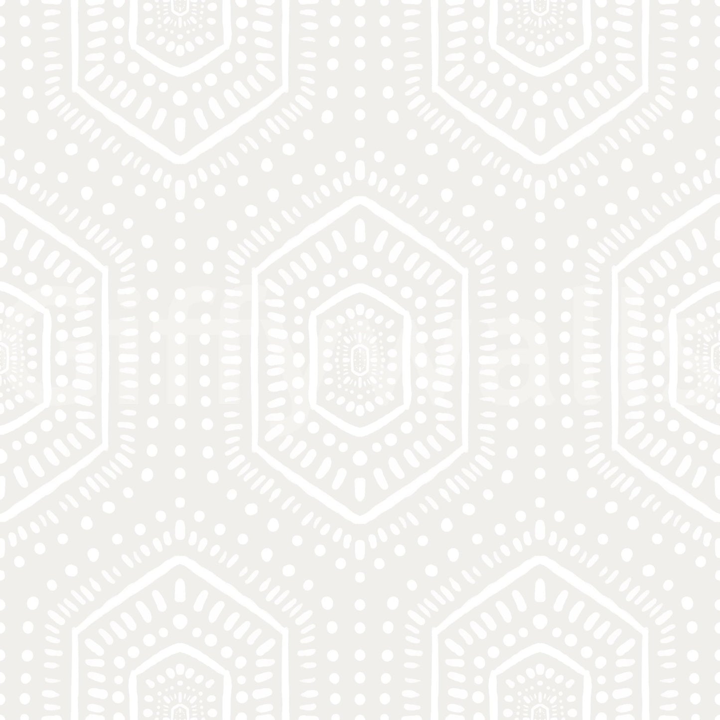 Patterned beige wallpaper mural for modern rustic rooms