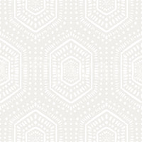 Patterned beige wallpaper mural for modern rustic rooms