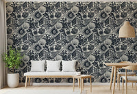 Tiny canvas weave runs under the cream backdrop of Boho Seashell wallpaper.⁠GD9544